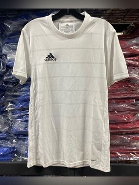 Adidas Campeon 21 Jersey Men’s Small Soccer Training Aeroready White/Black NWT